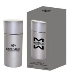 Marque 122 perfume by Fragrance World silver bottle and box