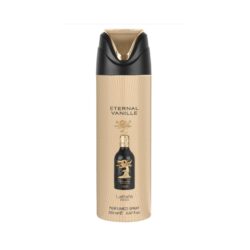 Eternal Vanille deodorant spray by Lattafa 200ml beige bottle