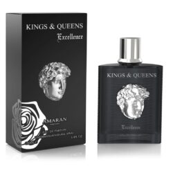 Kings & Queens Excellence perfume bottle and packaging