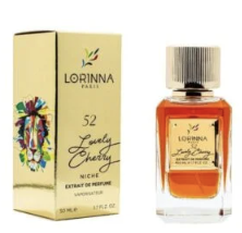 Lorinna Paris Climate No.297 Extrait de Parfum for Women 50ml bottle and red packaging, featuring a classic floral-woody fragrance inspired by timeless French perfumery.